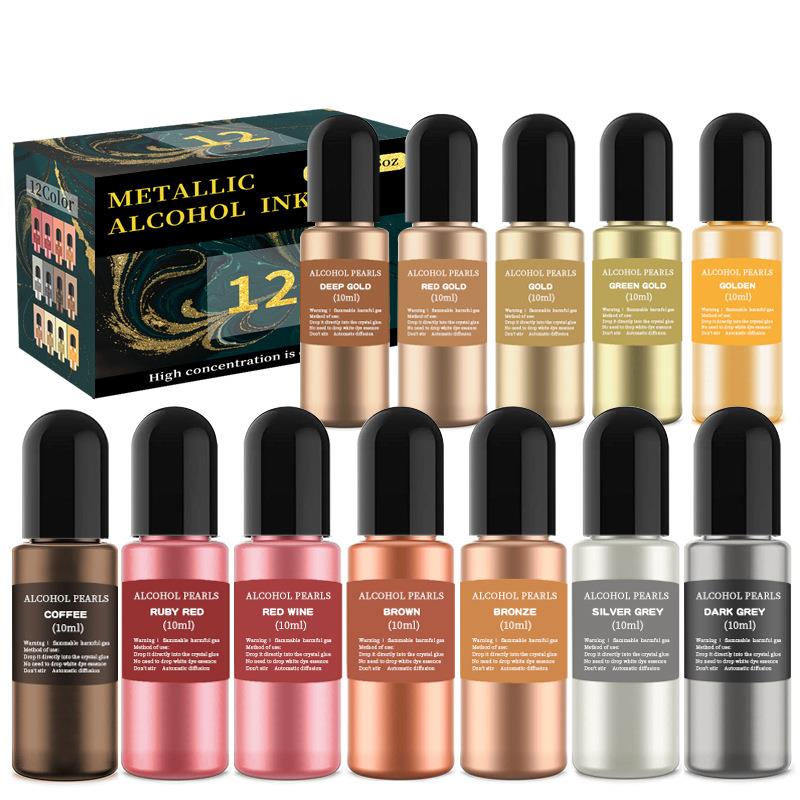 Pearl Powder Resin - 1 Set Resin Pigment Kit Art