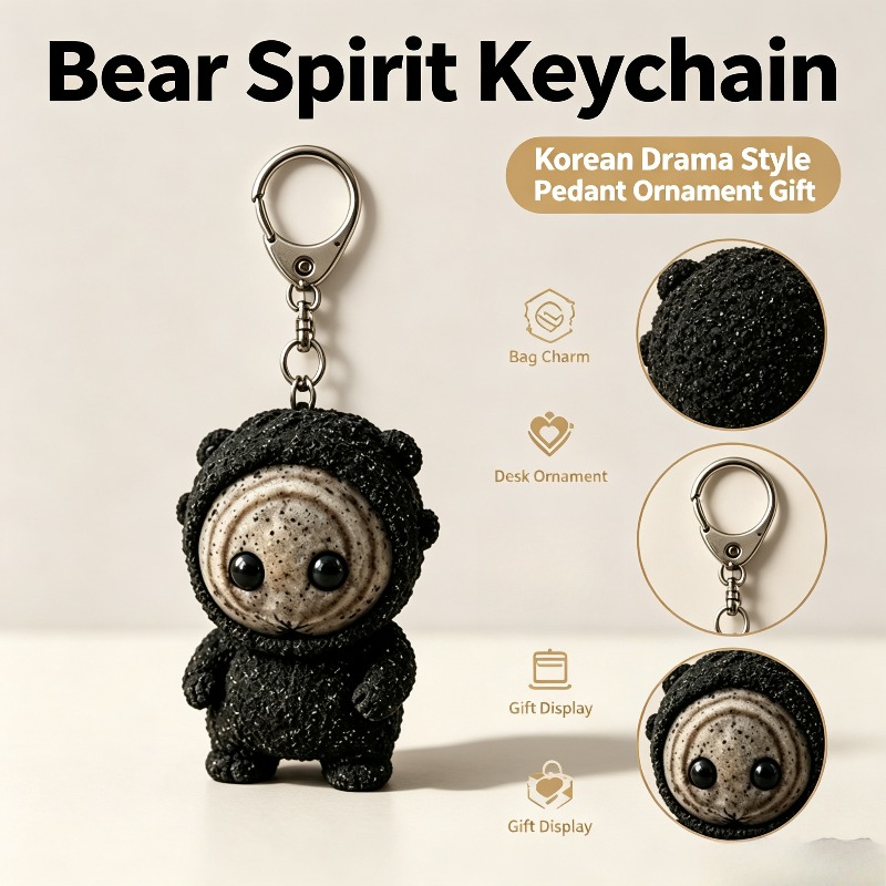 Resin Art Keychain - Donggung The East Palace Ttokgwi Resin