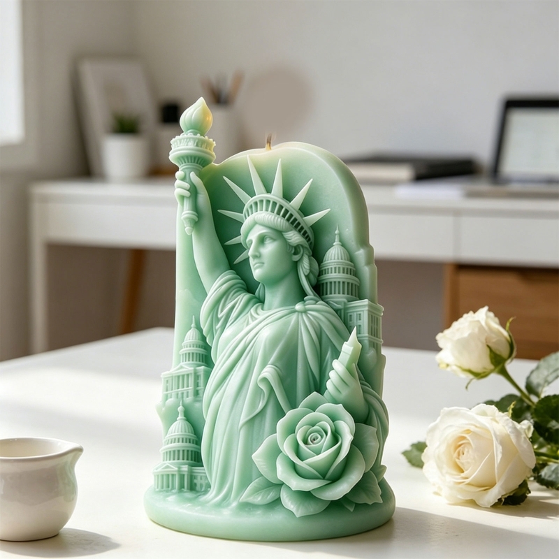 Resin Art Gift For Anniversary - F68D 3D Statue Of Embossing Silicone