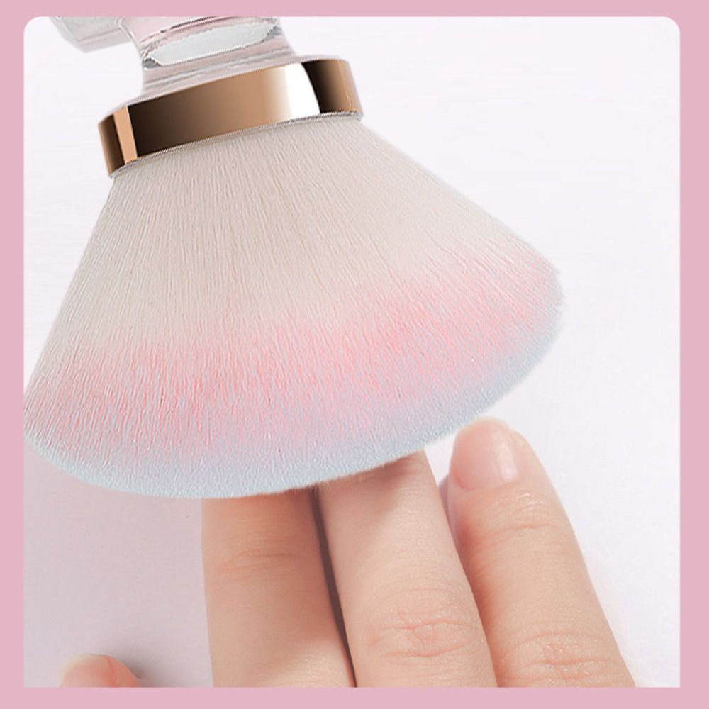 Resin Art Of Rose - Portable Rose Shape Powder Blusher Brush