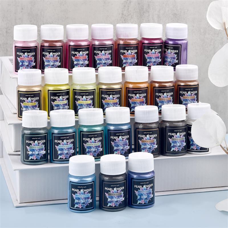 24Color 20ml Pearlescent Powde - Pearl Powder Resin review and price