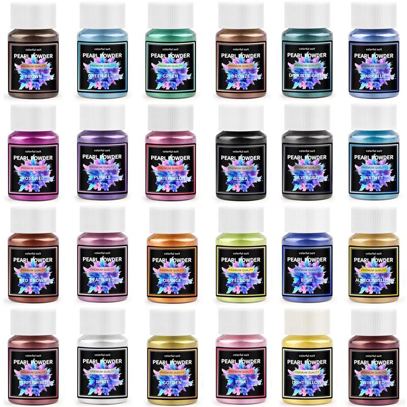 24Color 20ml Pearlescent Powde - Pearl Powder Resin review and price