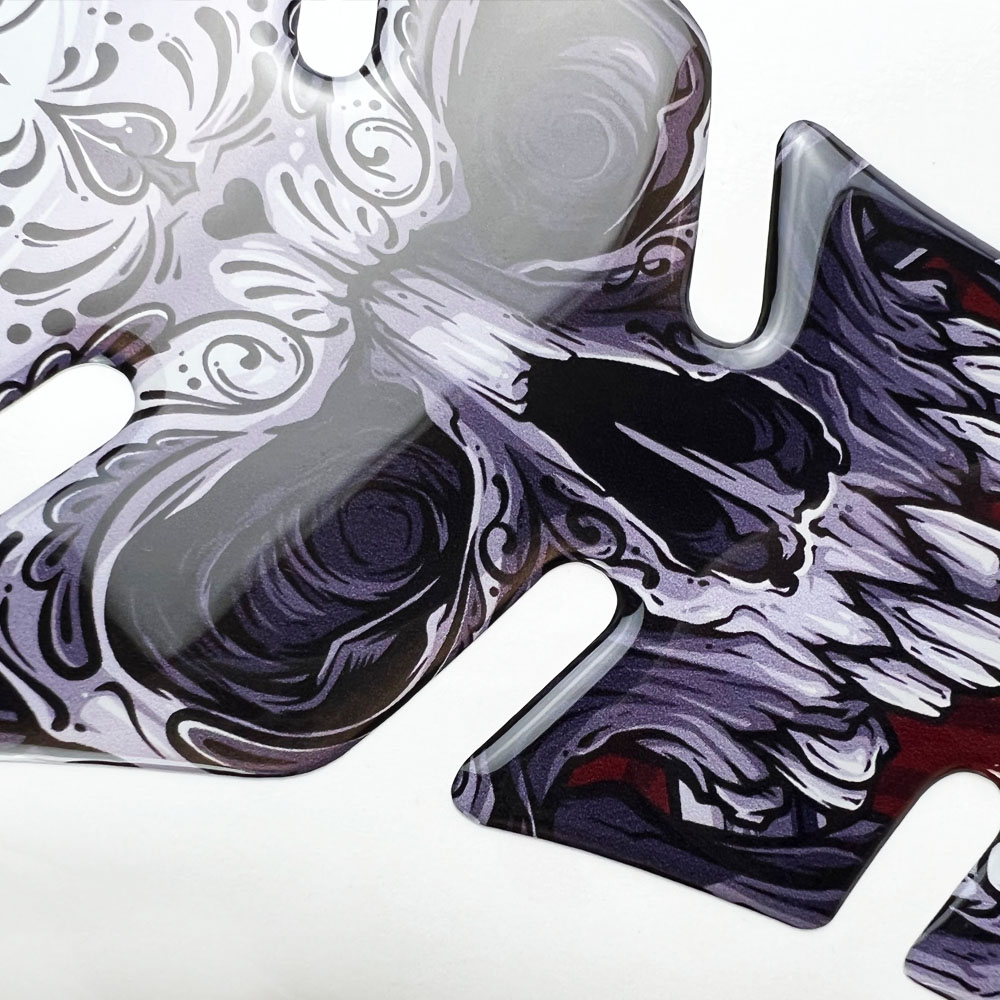 3D Resin Skull Decal Motorcycl - Resin Art Accessories review and price