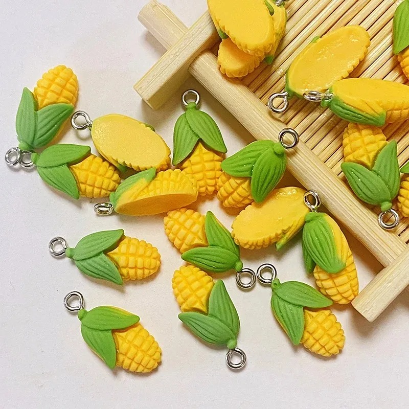 20Pcs Funny Mini Corn Vegetabl - Resin Art Earrings review and price