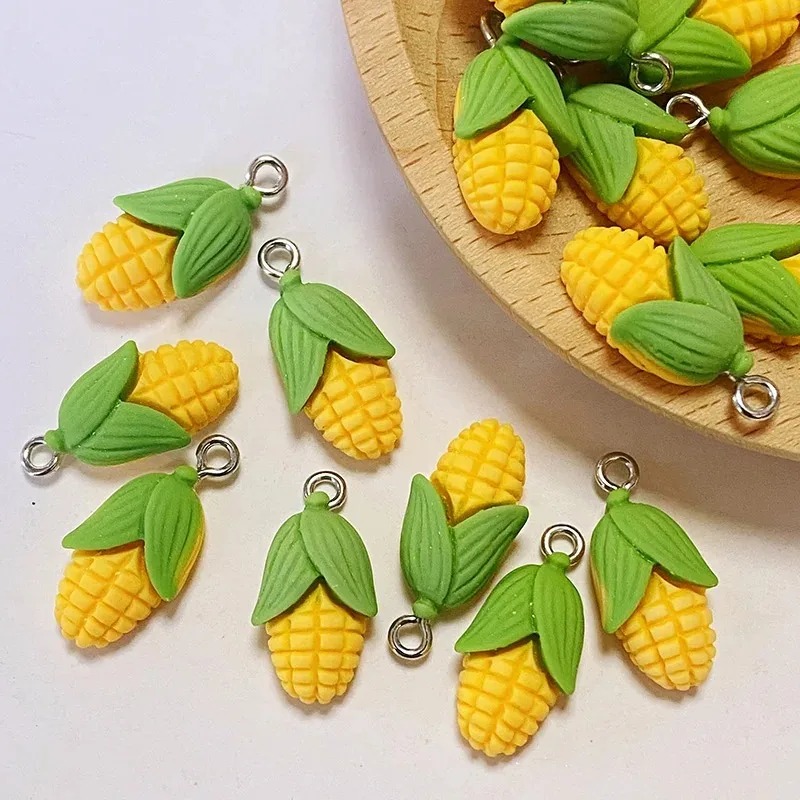 20Pcs Funny Mini Corn Vegetabl - Resin Art Earrings review and price
