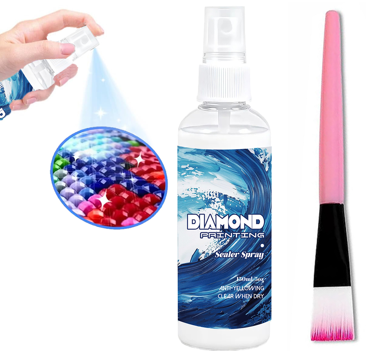 150ml Diamond Painting Sealant - Resin Art Canvas review and price