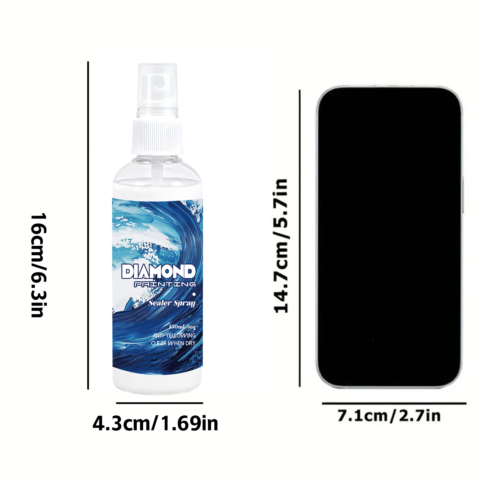 150ml Diamond Painting Sealant - Resin Art Canvas review and price