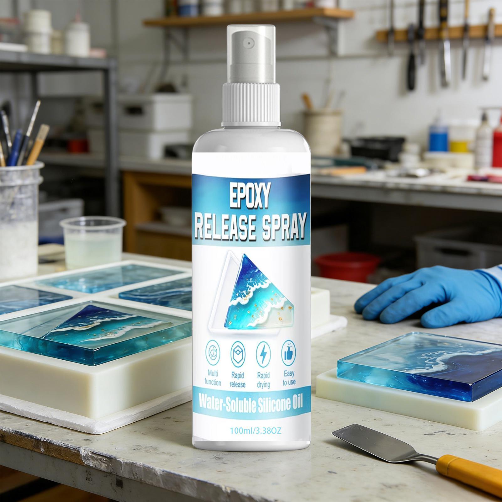 100ml Silicone Release Spray E - Resin Art Accessories review and price