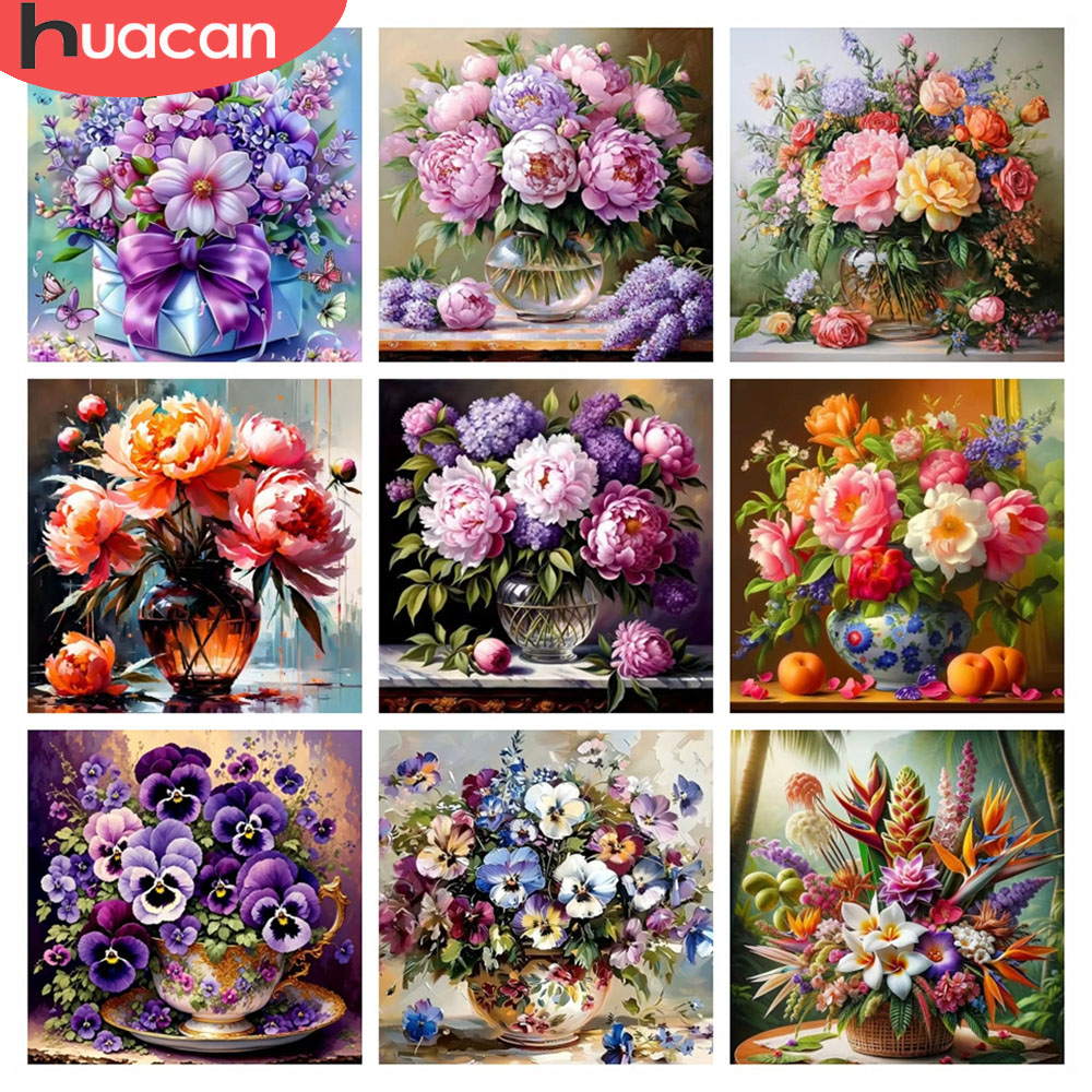HUACAN 5D Diamond Mosaic Rose  - Resin Art Of Rose review and price