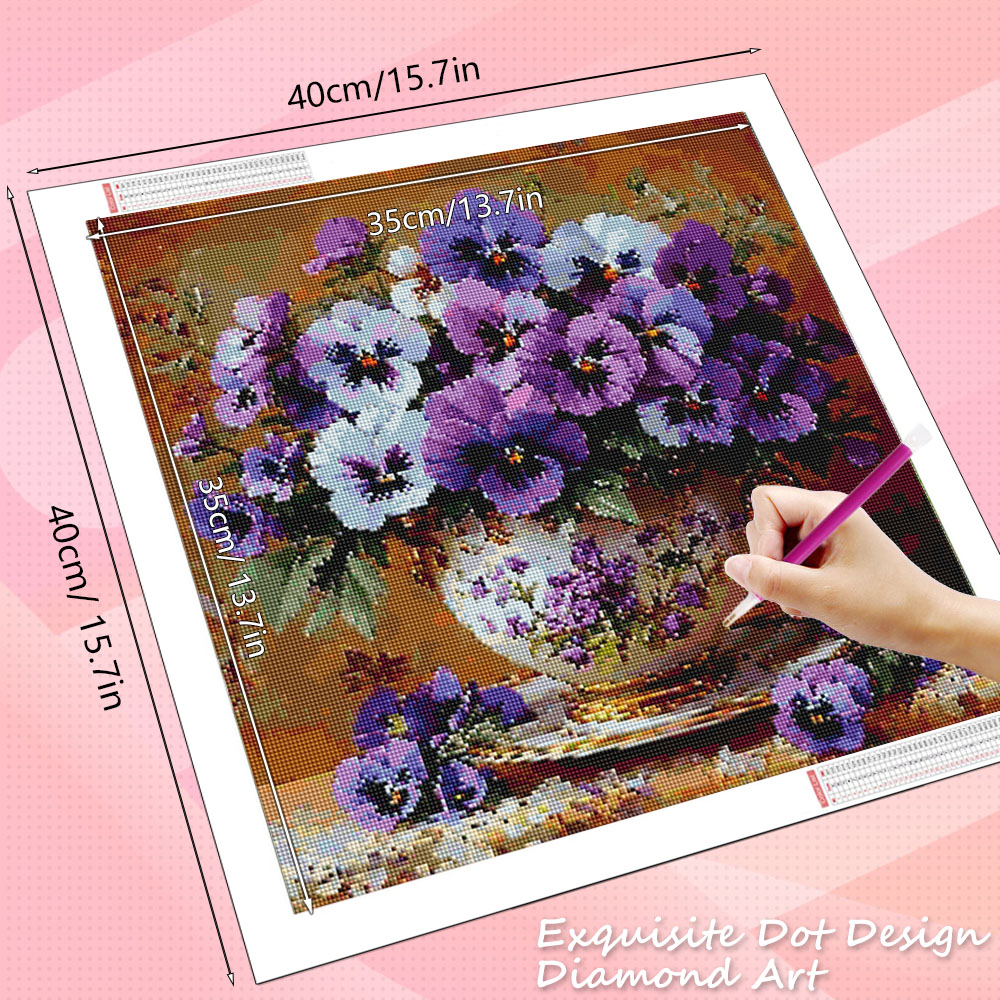 HUACAN 5D Diamond Mosaic Rose  - Resin Art Of Rose review and price