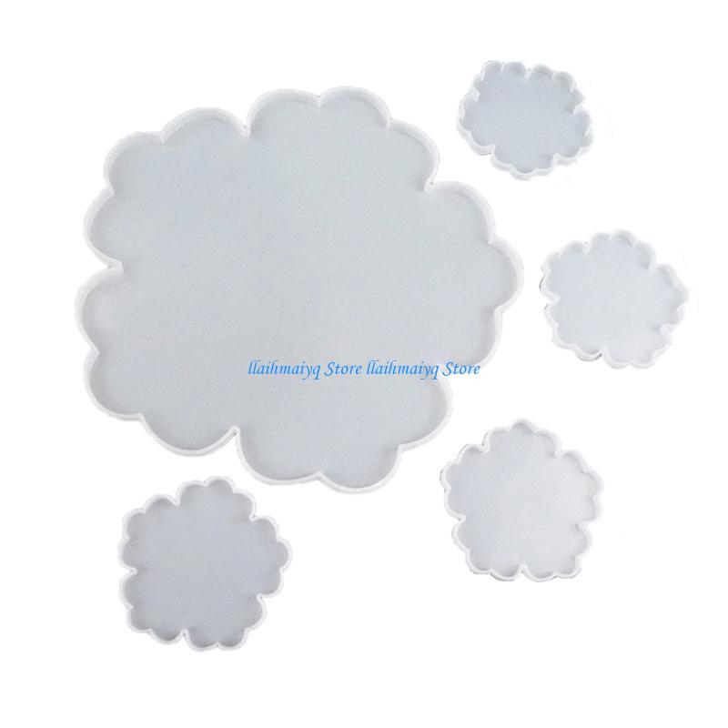 573B 5Pieces Large Flower Resi - Resin Art Geode review and price