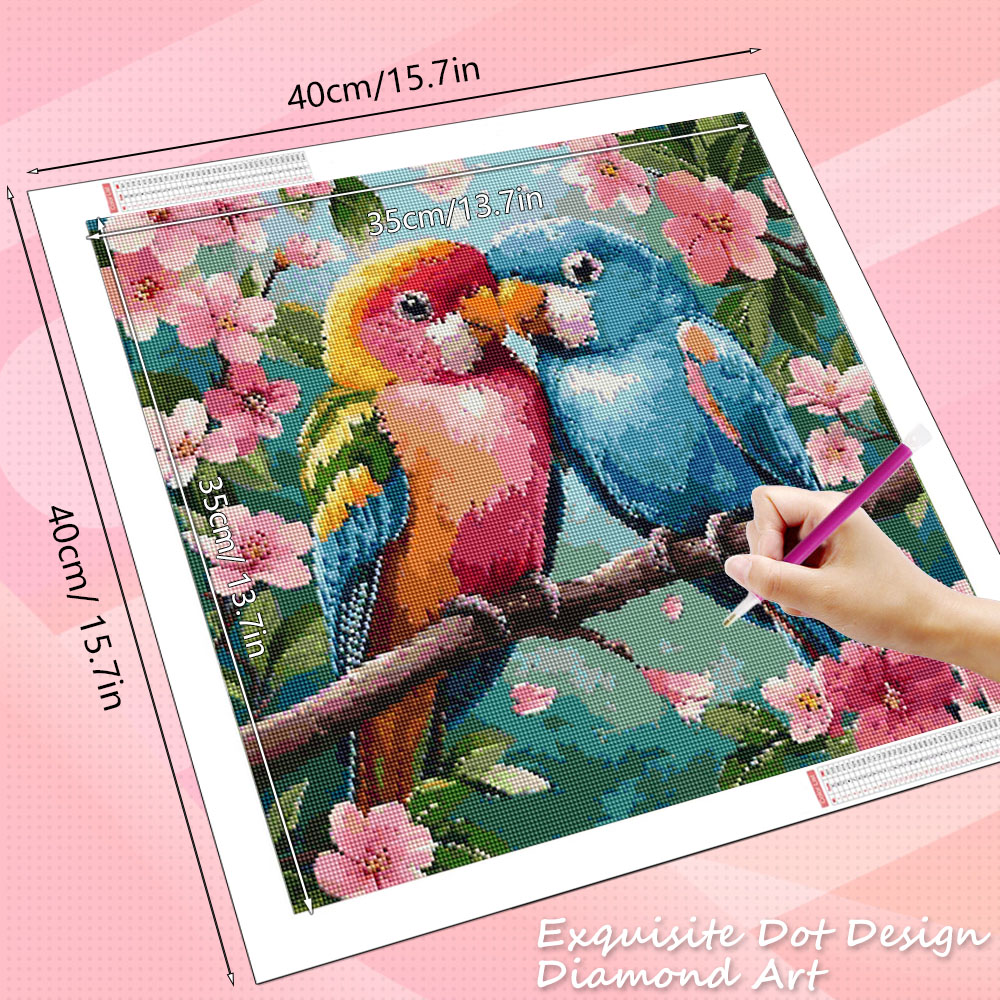 HUACAN Diamond Painting Bird F - Resin Art Of Rose review and price