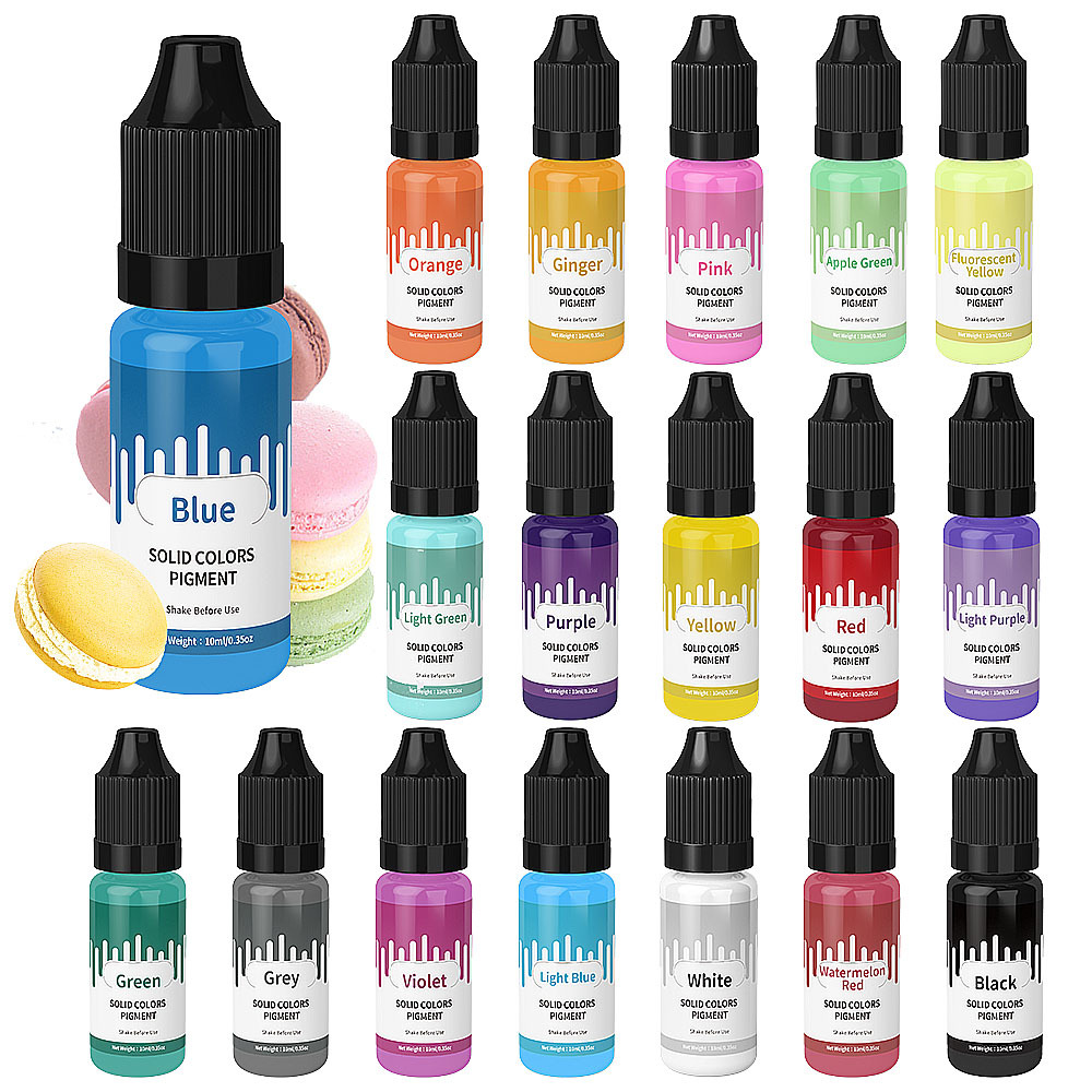18Colors 10ml Macaron Solid Pa - Pearl Powder Resin review and price