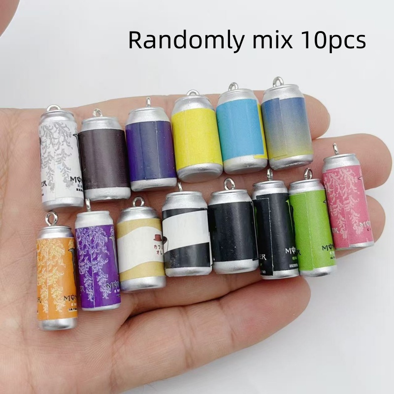 10Pcs Mini Simulation Beverage - Resin Art Earrings review and price