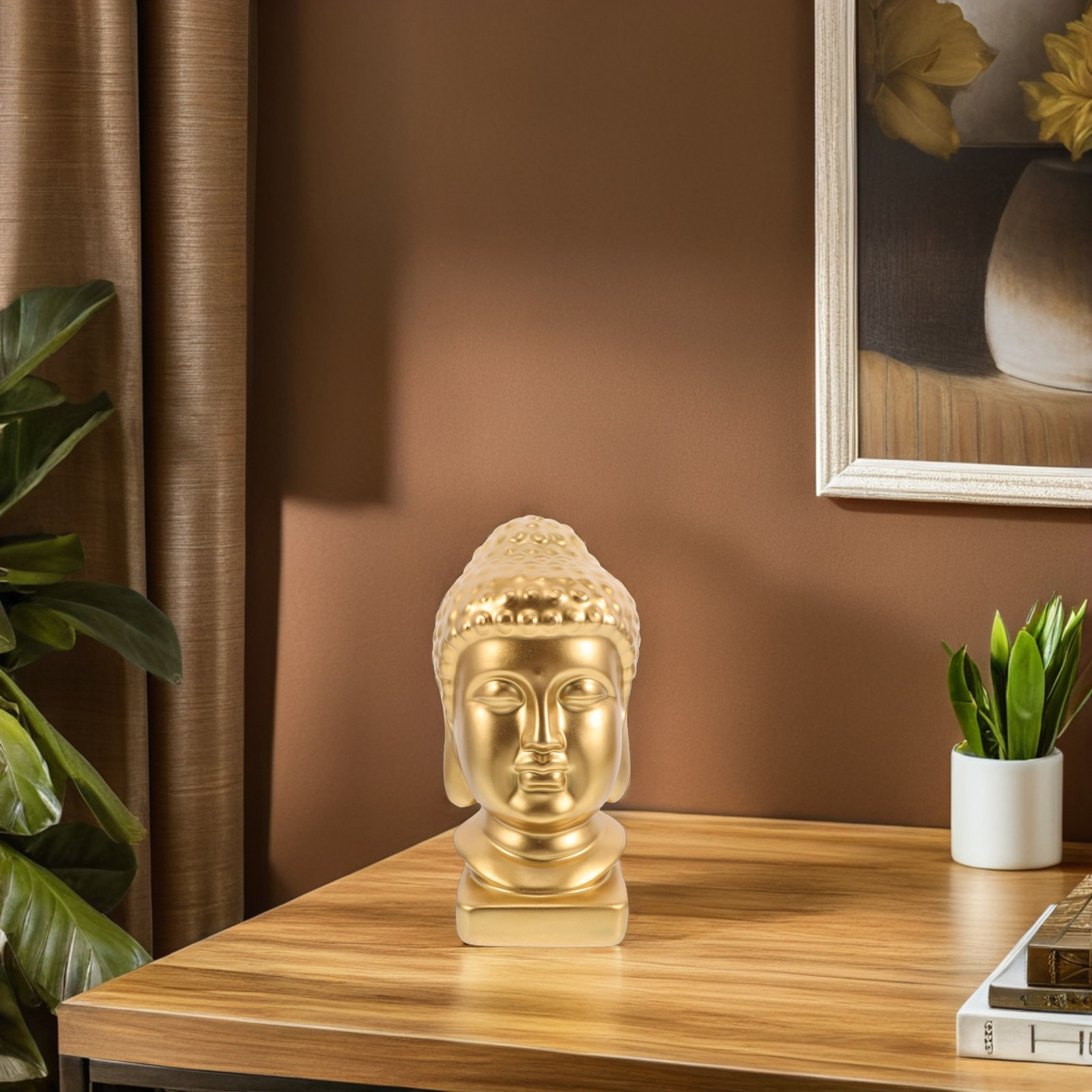 Resin Buddha Head Art Statue E - Resin Art Resin review and price