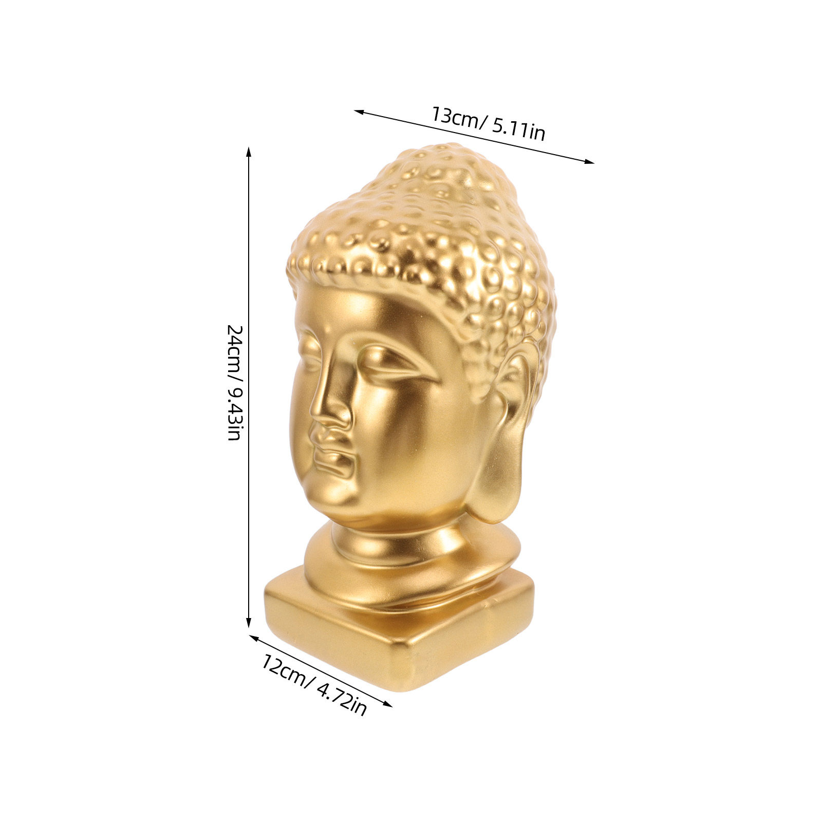 Resin Buddha Head Art Statue E - Resin Art Resin review and price