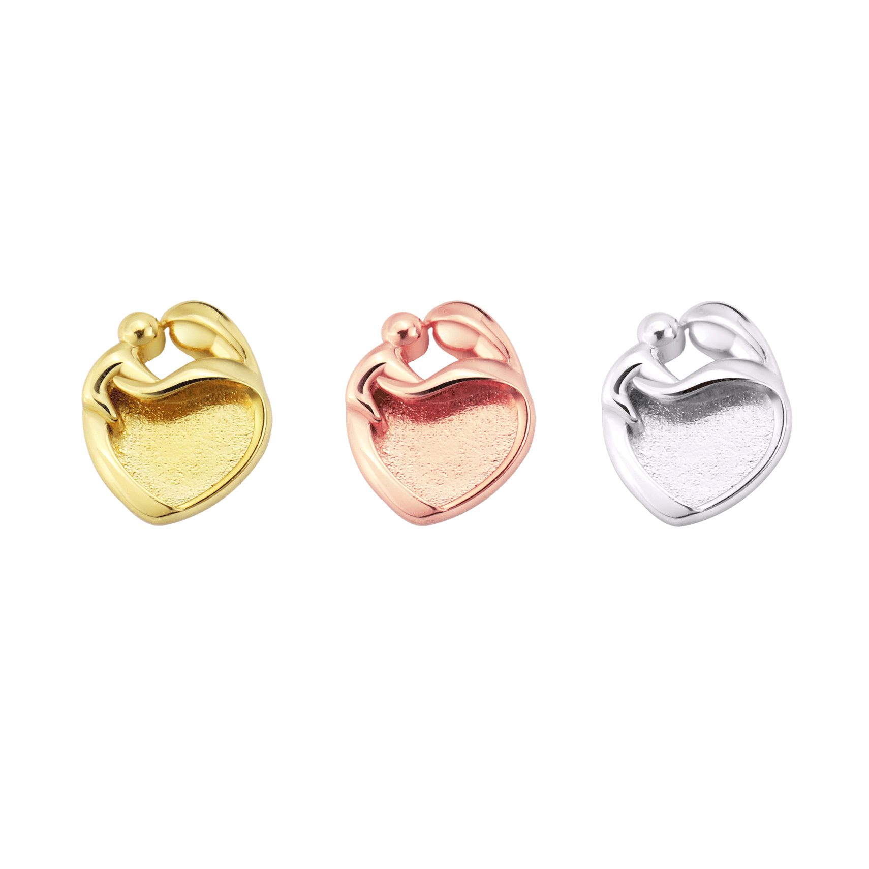 9MM Heart Bezel Settings Mothe - Resin Art Baby review and price