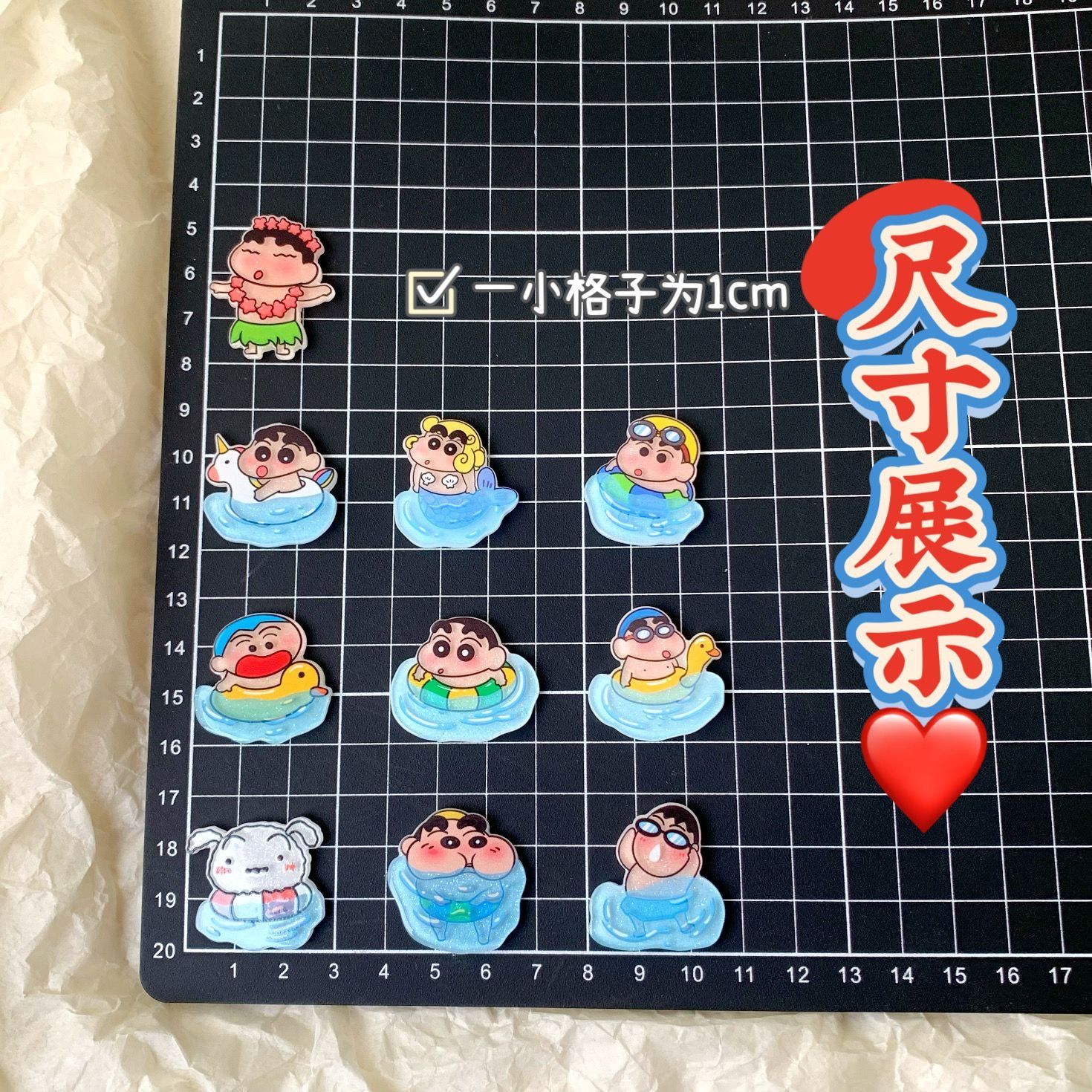 Crayon Shin-chan resin accesso - Resin Art Accessories review and price