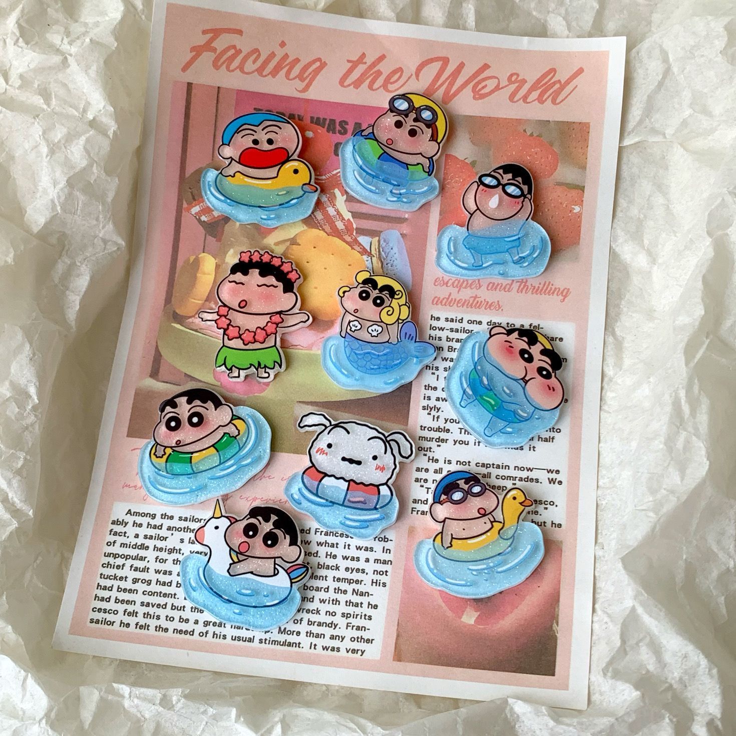 Crayon Shin-chan resin accesso - Resin Art Accessories review and price