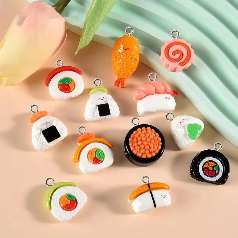 10Pcs Mini Food Resin Charms S - Resin Art Earrings review and price