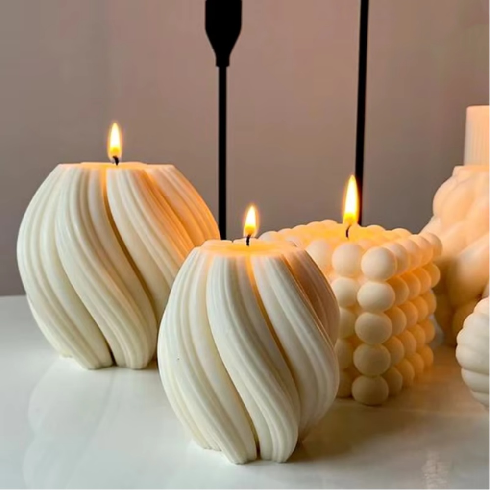 3D Rotating Pillar Candle Sili - Resin Art Ocean review and price