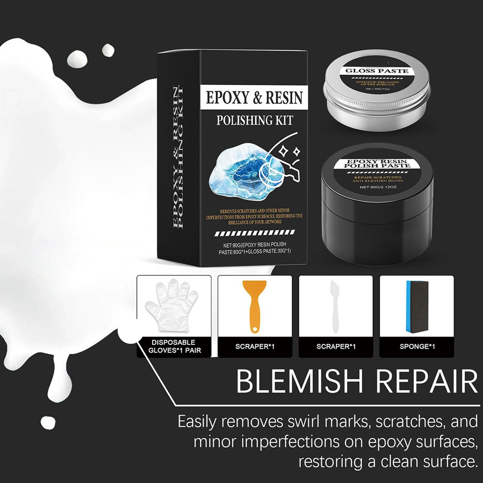 Epoxy Resin Polishing Kit - Cr - Resin Art Resin review and price