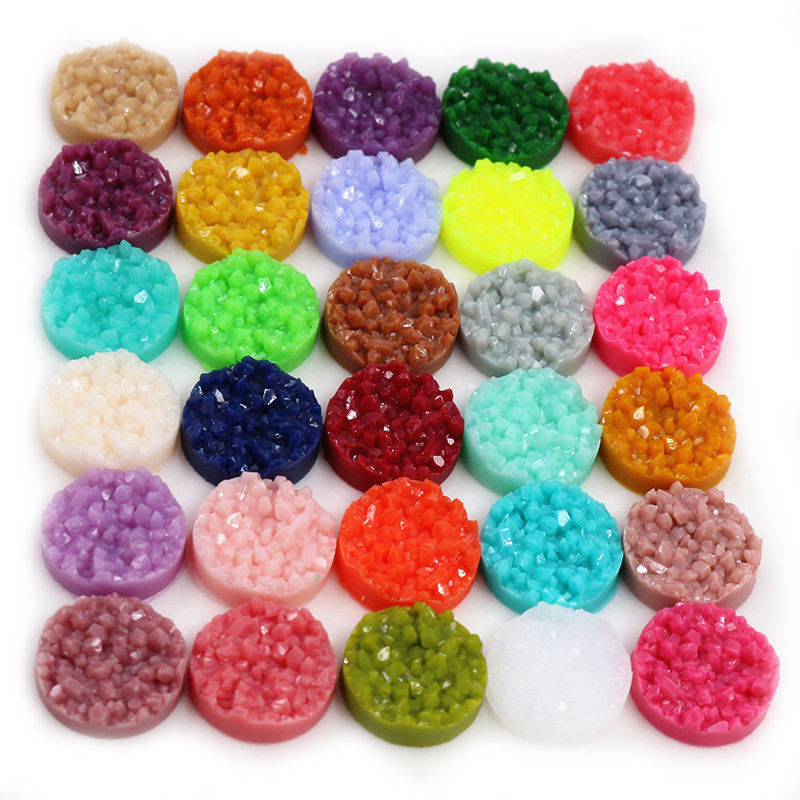 40pcs Resin Druzy Cabochons Do - Resin Art Earrings review and price