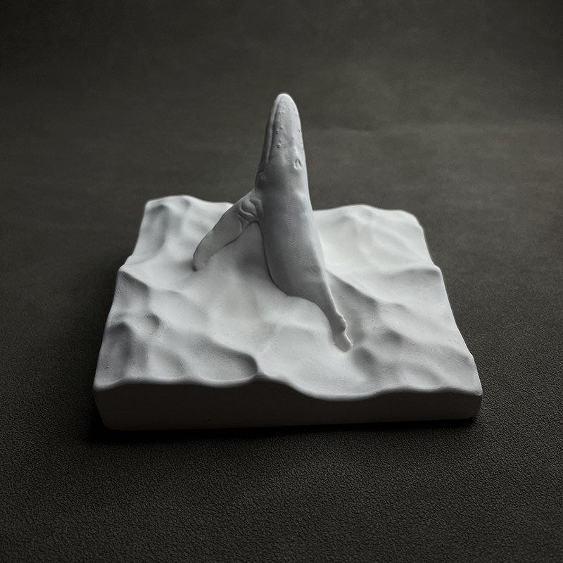 Humpback Whale Statue Plaster  - Resin Art Ocean review and price