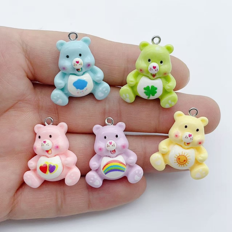 10pcs cartoon animal charm pen - Resin Art Earrings review and price