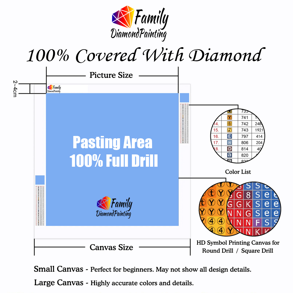 Diamond Painting Family Colorf - Resin Art Baby review and price