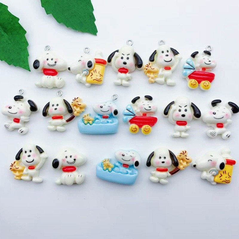 12pcs resin cartoon dog pendan - Resin Art Earrings review and price
