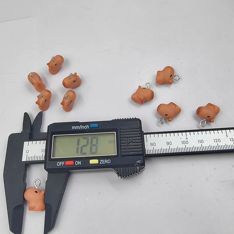 10pcs Cute Small Capybara Char - Resin Art Earrings review and price