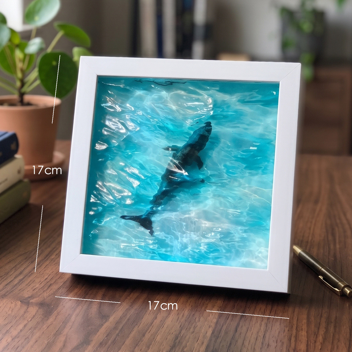 3D Wave Resin Whale Sculpture  - Resin Art Ocean review and price