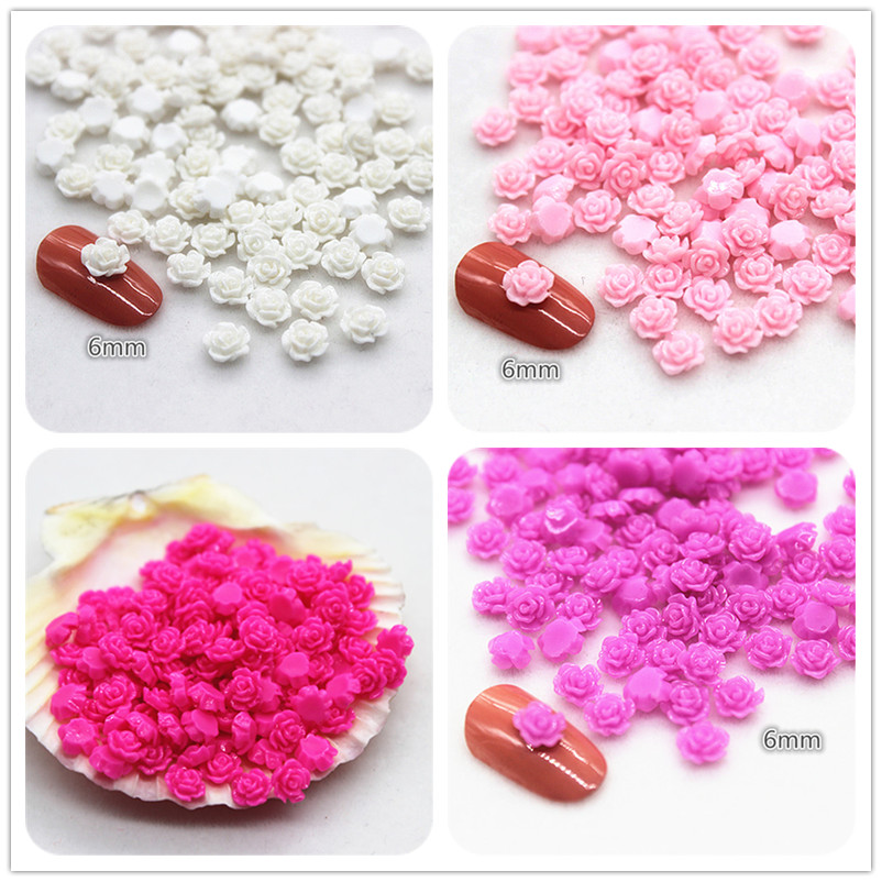 100pcs 6mm Resin Mini Rose Flo - Resin Art Of Rose review and price