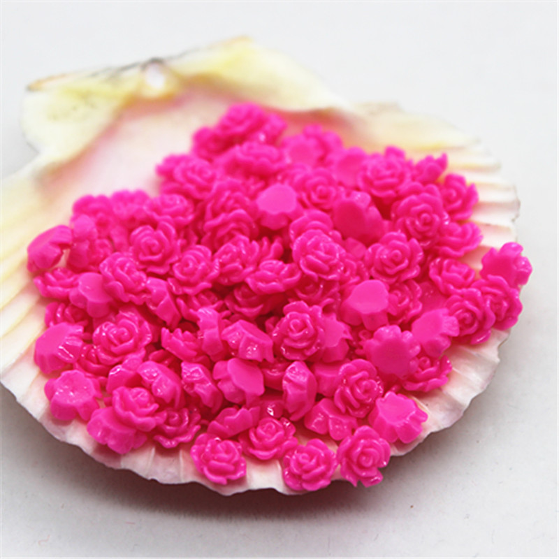 100pcs 6mm Resin Mini Rose Flo - Resin Art Of Rose review and price