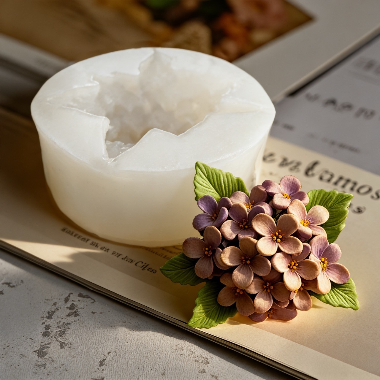2-Piece 3D Rose and Lilac Sili - Resin Art Of Rose review and price
