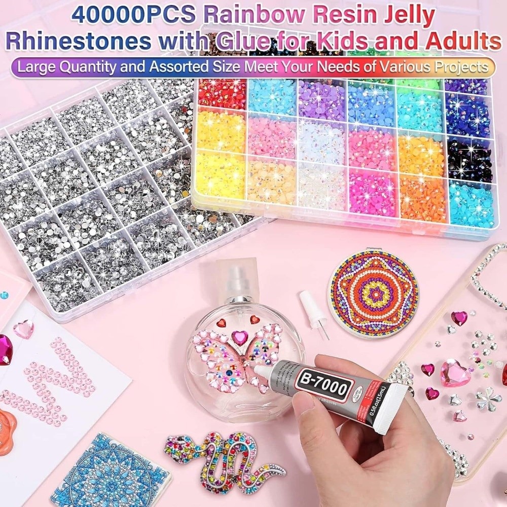 Hot Multicolor Resin Rhineston - Resin Art Accessories review and price