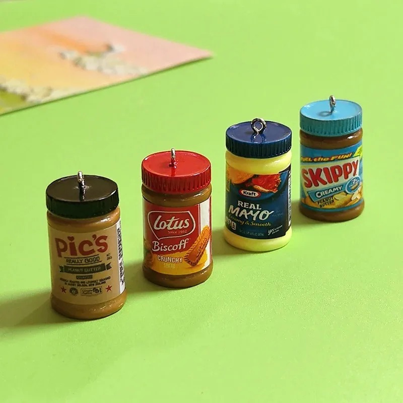 10pcs/Pack Miniature Simulatio - Resin Art Keychain review and price