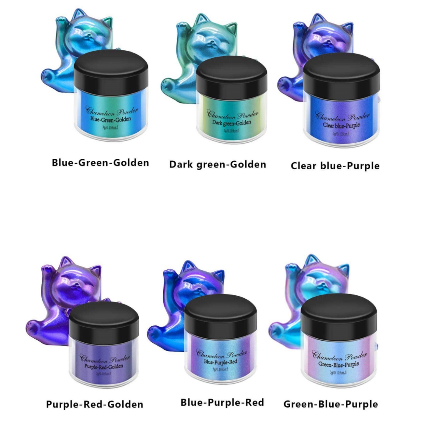 3g/Bottle Magic Mirror Powder  - Pearl Powder Resin review and price