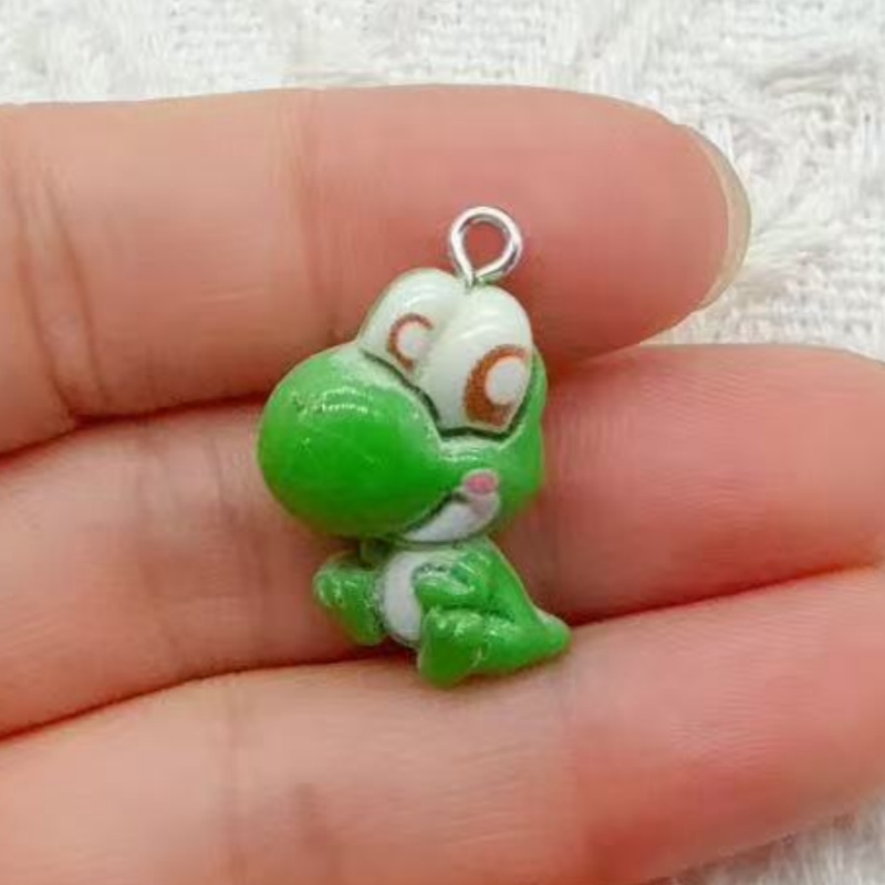 10pcs resin cartoon pendant, D - Resin Art Earrings review and price
