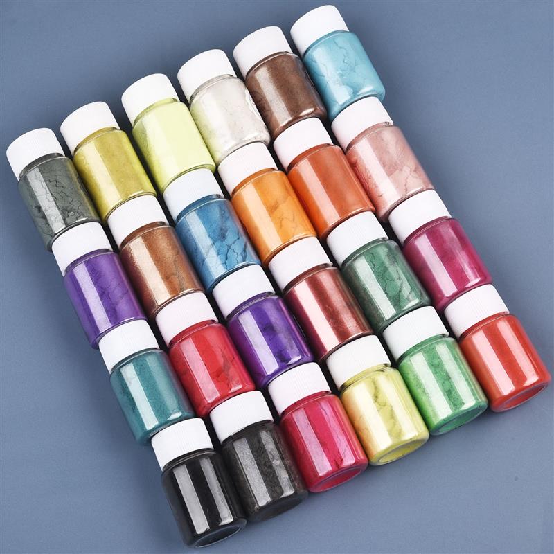 24 Coloers 10g Pearl Powder UV - Pearl Powder Resin review and price