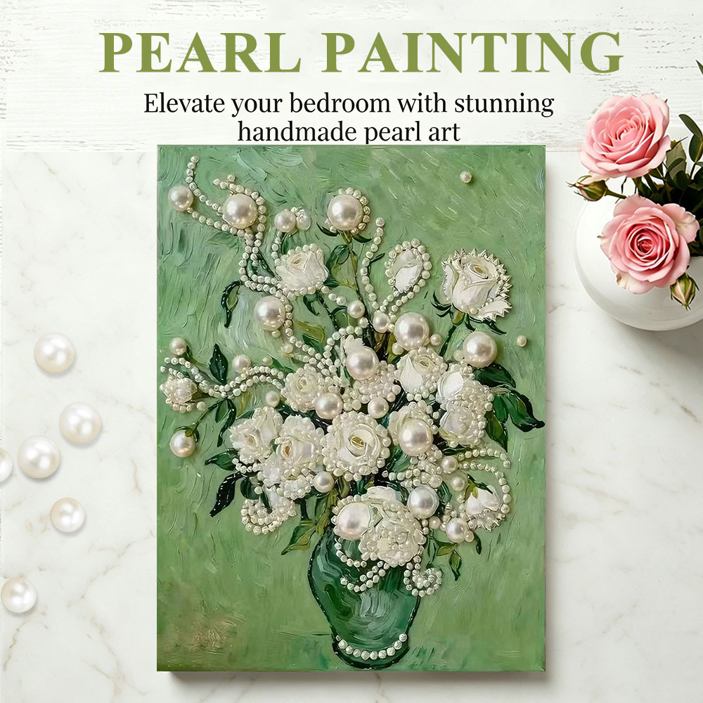 Huacan DIY Pearl Art Painting  - Resin Art Of Rose review and price
